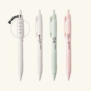 앨범 제트스트림 피너츠 단색 볼펜 0.5mm 10개 1타