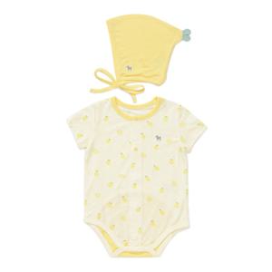 [블루독베이비]레몬모달세트바디수트 46170-040-10 출산백일돌