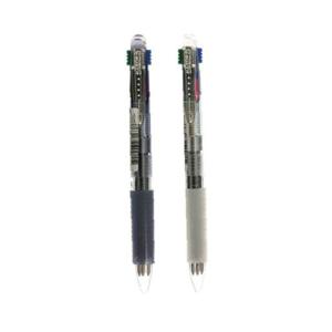 문화연필 다색볼펜 4색볼펜 S 에스 0.7mm S-4/(흑+청+적+녹) 타(12개입)