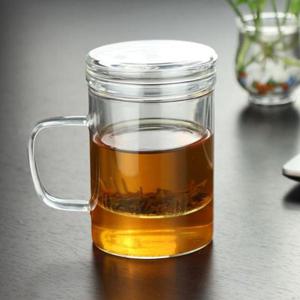 찻잔 로하티루나 내열유리 티머그 유리머그컵 400ml