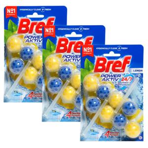 브레프 파워액티브 변기세정제 레몬 50g 6개 강력세정 탈취