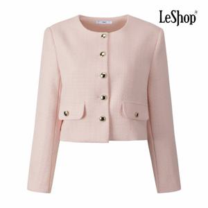 [르샵] 골드 버튼 오피스룩 트위드 자켓 (BQ3JK002A)