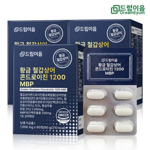 드림이음 황금 철갑상어 콘드로이친 1200 MBP 6형 철갑상어연골 3개월분