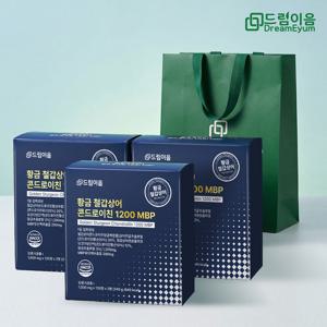 드림이음 황금 철갑상어 콘드로이친 1200 MBP 6형 철갑상어연골 선물세트 3세트 12개월분
