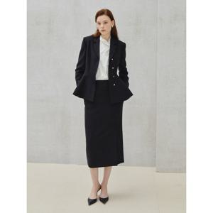 [아이잗컬렉션(피)]미니멀 시그니처 펜슬 스커트 CS3A0SK222