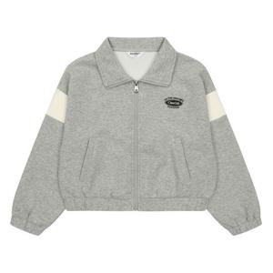 [에꼴리에]여아 배색 포인트 네오프렌 점퍼 24A0151_GY