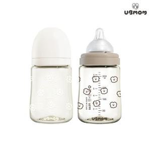 [유비맘]유비맘 NEW PPSU 디자인 아기 젖병 200ml 1P(꼭지포함)