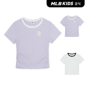 [MLB키즈 공식]26SS 걸즈 스포티브 베이직 여아 로고 링거티셔츠 (2color) 7FTSB2563