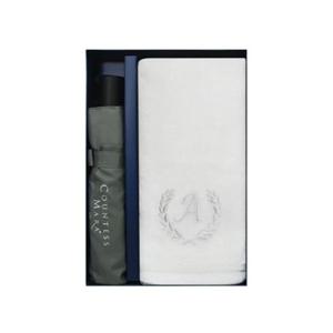 송월 타올우산 2매 세트(항균 에이스 150g1+3단폰지1)