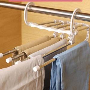 5단 접이식 바지걸이 공간활용