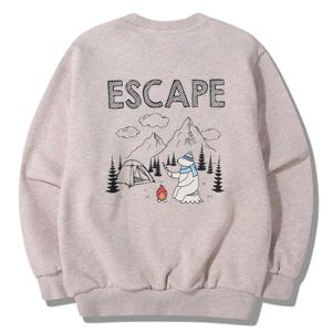 [지프키즈]캠핑곰 맨투맨  KQ3TSU821