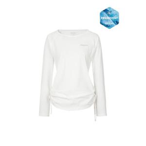 디스커버리반팔티 BQK DWSW96053-CRS 프레시벤트 여성 루즈핏 셔링 커버업