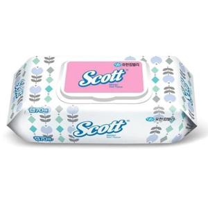 부품 (Scott) 유한킴벌리 스카트 물티슈 캡형 70매 1팩