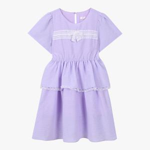 [로엠걸즈(아동)]시어서커 페플럼 원피스 RGOW264Y1