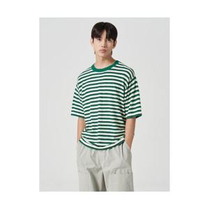 에잇세컨즈 8SECONDS 멀티 컬러 스트라이트 니트 풀오버 그린 (454751LQAM) 454751LQAM 404910