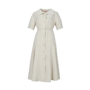 [숲]셔츠형 스트라이프 벨티드 원피스 SC4OP36