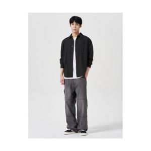 에잇세컨즈 8SECONDS 포켓 절개 와이드 데님 팬츠 그레이 (264921FPR3) 264921FPR3 405308