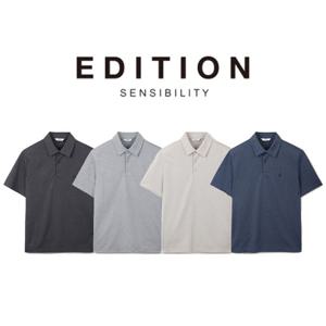 [에디션앤드지]26 SS 남자반팔티 쿨터치 카라 티셔츠 4종 1택 NEG2TT1921 DR4488