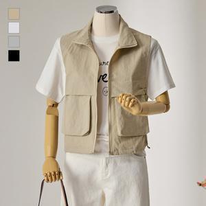 [커스텀에이블] 아노락 포켓 집업 조끼_T2604VT002A