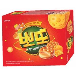 크라운 뽀또 치즈타르트 대 322g (1개)