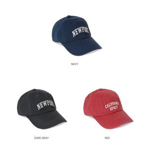 [후아유] Cali Letter Washed Ball Cap (WHACF4991A) WHACF4991A