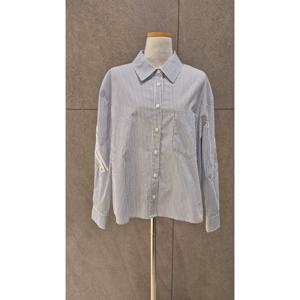 [숲]로고 밴딩 루즈핏 원포켓 셔츠 SCRLS30