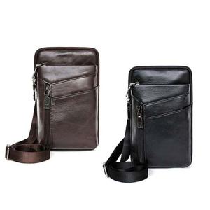 HII 미니 가죽백 핸드폰 크로스백 캐주얼 보조백 힙색