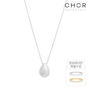 코어 어센틱 SILVER 925 코어 빅볼륨 물방울 목걸이+(방송 중)바게트 15캐럿 테니스 팔찌