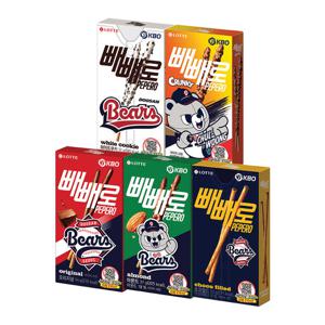 KBO X 빼빼로 5종 2개씩 혼합구성 (두산 베어스) x10개