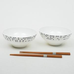 [한국도자기]레트로블루 소면기세트 2(6)p - 도트