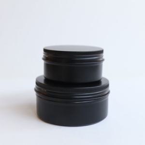 갓샵 원형 틴케이스 [블랙 150ml 8.3x3.8cm] 철제 알루미늄