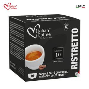 이탈리안커피 캡슐커피 리스트레토 16캡슐 돌체구스토 호환