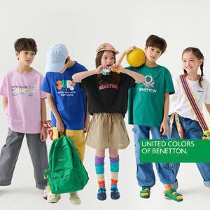 베네통 26SS 최신상 키즈 반팔 티셔츠 5종 (남아여아 공용)