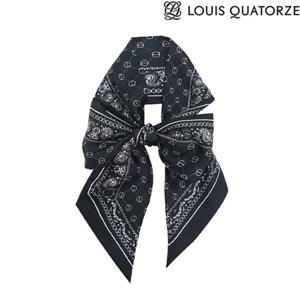 [루이까또즈 스카프] (2BSM449BL) 실크 방도스카프 아테나트윌리 블랙 2BSM449BL