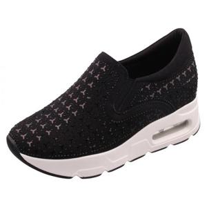 [월드컵]슈넬 7cm 키높이굽 글리터 에어백쿠션 슬립온