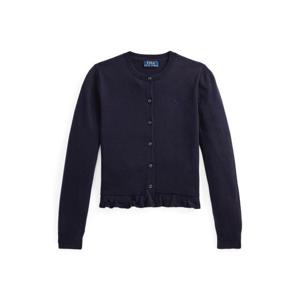 폴로 키즈 여아 7-16세 페플럼 헴 코튼 카디건(CWPOSWEG6820233410)