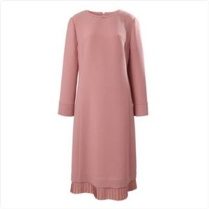 [벨리시앙]주름 밑단 포인트 원피스 OP2105