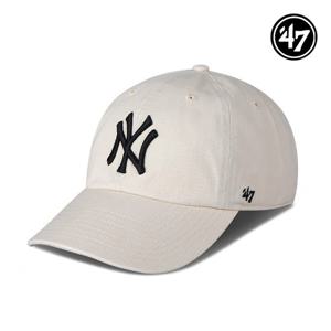 47브랜드 뉴욕 양키스 NY 빅로고 MLB 엠엘비 볼캡 야구 모자 내추럴 B-RGW17GWS-NTB