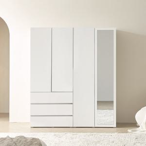 포스트모던 니트 1600 옷장 (서랍옷장+전신거울옷장)