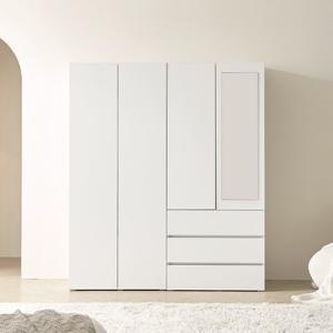 포스트모던 니트 1600 옷장 (옷장+전신거울 서랍옷장)