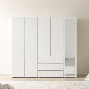 포스트모던 니트 2000 옷장 (옷장+서랍옷장+전신거울 틈새옷장)