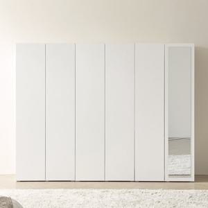 포스트모던 니트 2400 옷장 (옷장+이불장+전신거울옷장)