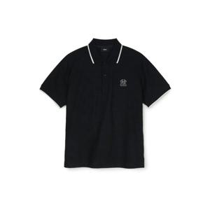 MLB  (3APQM0253-50BKS) 공용 모노그램 자카드 카라 티셔츠