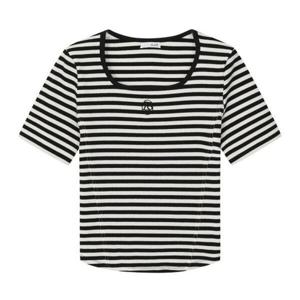 [르샵]25l3l22jts010uuuu스퀘어넥 립배색 자수 반팔티셔츠_CJ