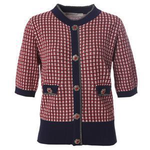 [안지크]트위드큐빅반팔니트 AJ2KP5120