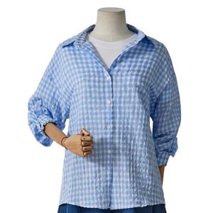 [포커스]고방체크여름블라우스 FM5C7BL0049_SH