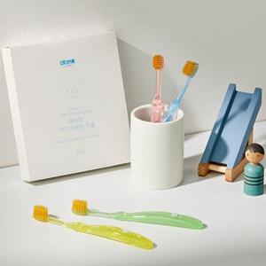 애터미 어린이 칫솔 8개입 항균모 키즈 슈퍼슬림모