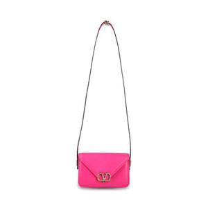 Valentino 로고 플라크 폴드오버 탑 스몰 숄더백 3W2B0M59IAIN UWT TP942719938