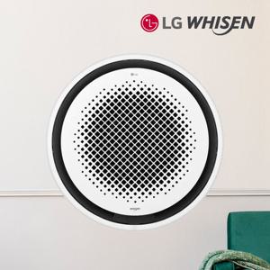 LG 휘센 인버터 천장형 원형 화이트 에어컨 40평 냉난방기 실외기포함 TW1450Y9SR