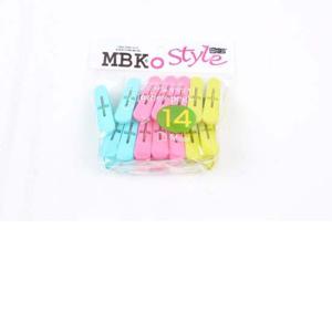 스타일 빨래집게 중 14P 빨래 건조대 세탁용 집게